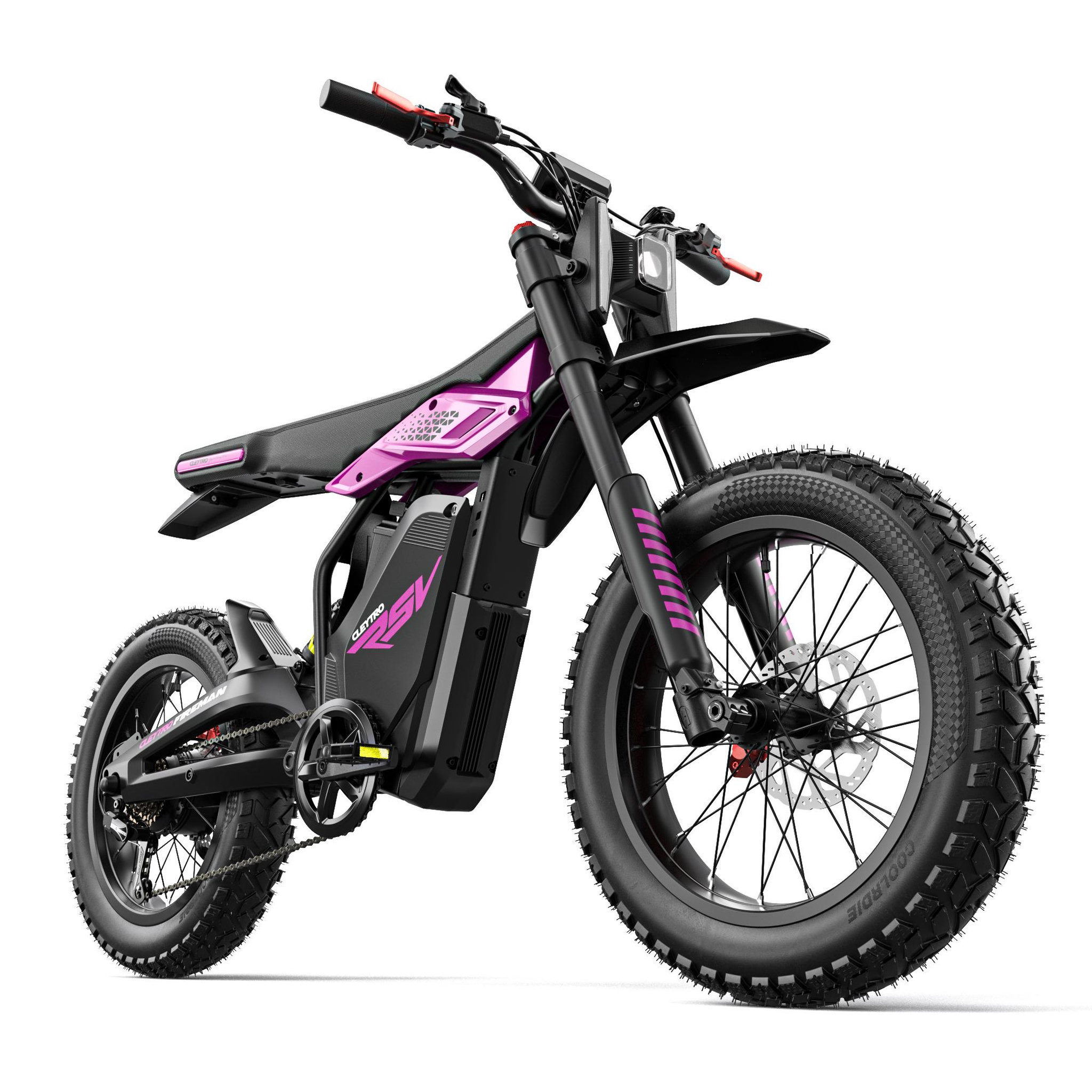 Voir la diapositive 2 : Cleytro Vélo électrique fat bike cleytro fm110 48v 25ah, pneus 20x4.0