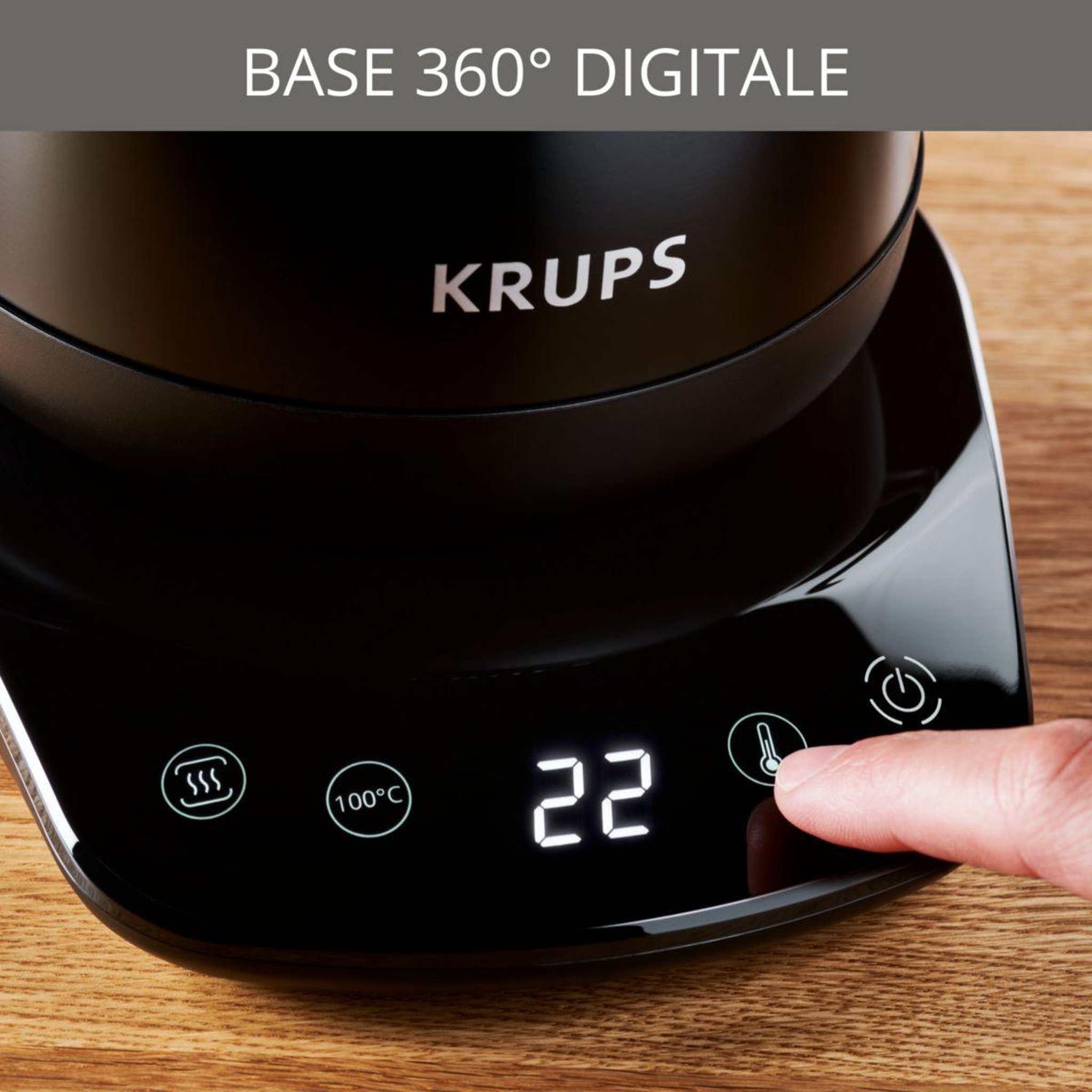 Voir la diapositive 5 : KRUPS Bouilloire à température réglable bw923810