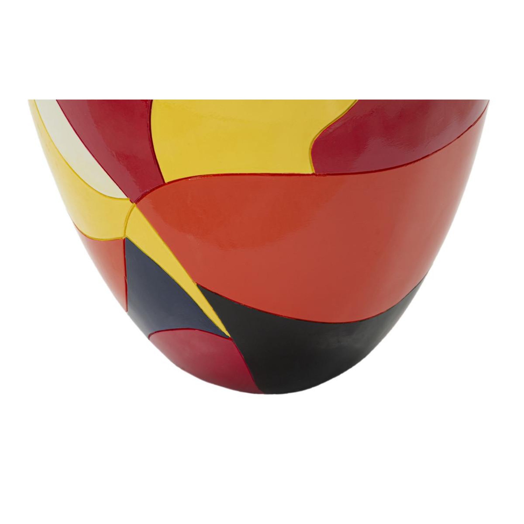 Voir la diapositive 4 : Paris Prix Vase déco en résine  rubic  59cm multicolore