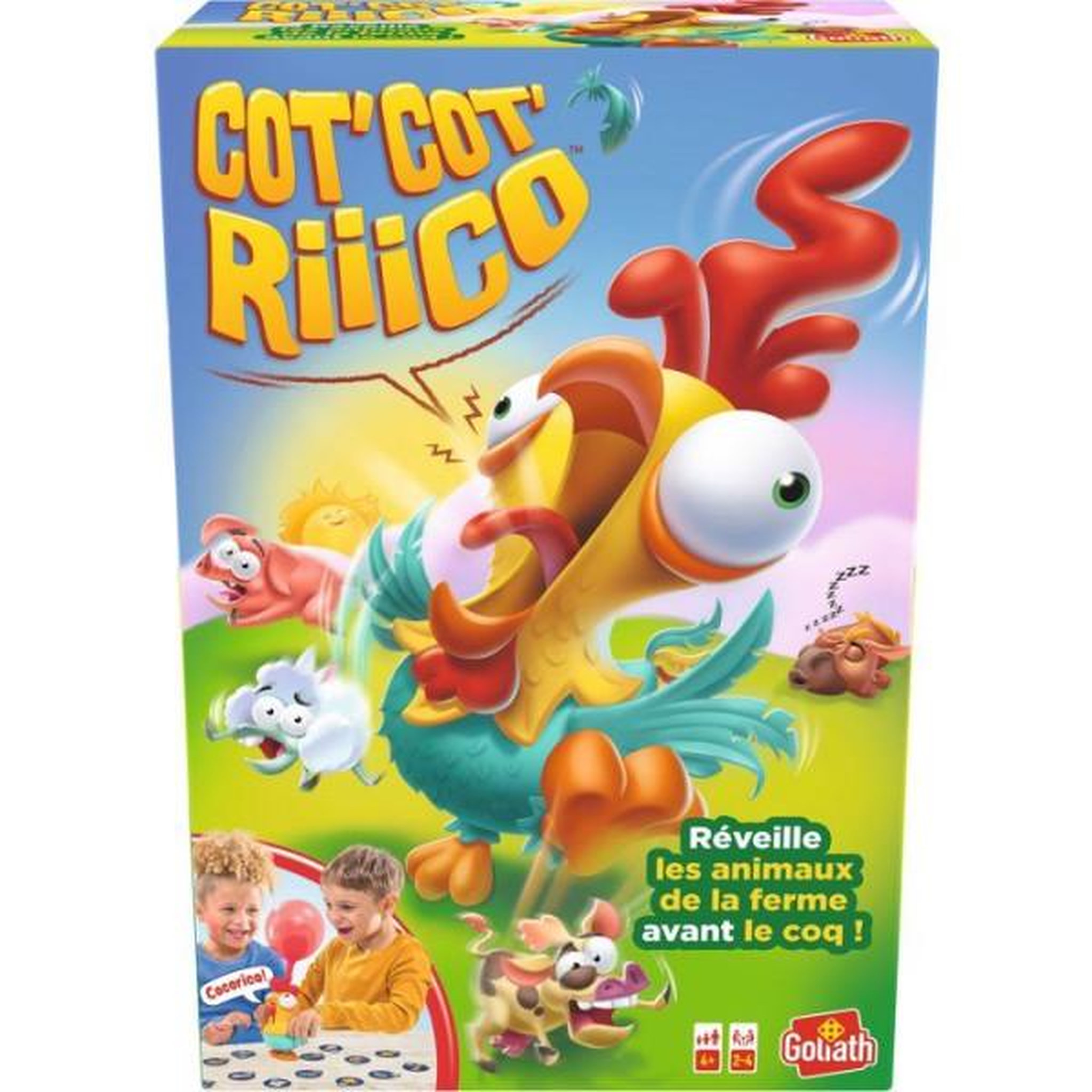 Voir la diapositive 5 : GOLIATH Cot Cot Riiico - jeu d'ambiance - GOLIATH - rapidité et suspense
