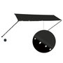 Voir la diapositive 2 : VIDAXL Auvent retractable avec LED 350x150 cm Anthracite