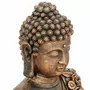  Statue Déco Bouddha  Jayla  53cm Bronze