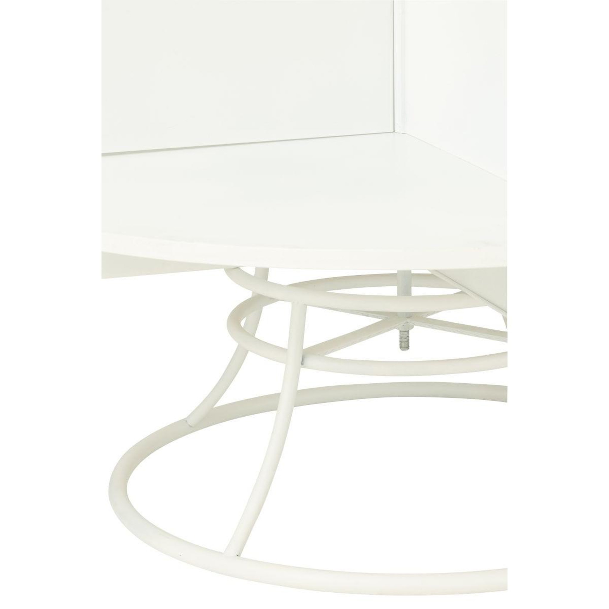 Voir la diapositive 4 : J-LINE Étagère sapin 4 niveaux  xmas  214cm blanc