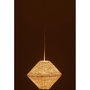 Voir la diapositive 3 : Paris Prix Lampe Suspension en Raphia  Soucoupe  40cm Blanc