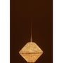 Voir la diapositive 3 : Paris Prix Lampe Suspension en Raphia  Soucoupe  40cm Blanc