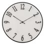 Voir la diapositive 1 : ATMOSPHERA Horloge Murale Relief  Edgar  35cm Blanc