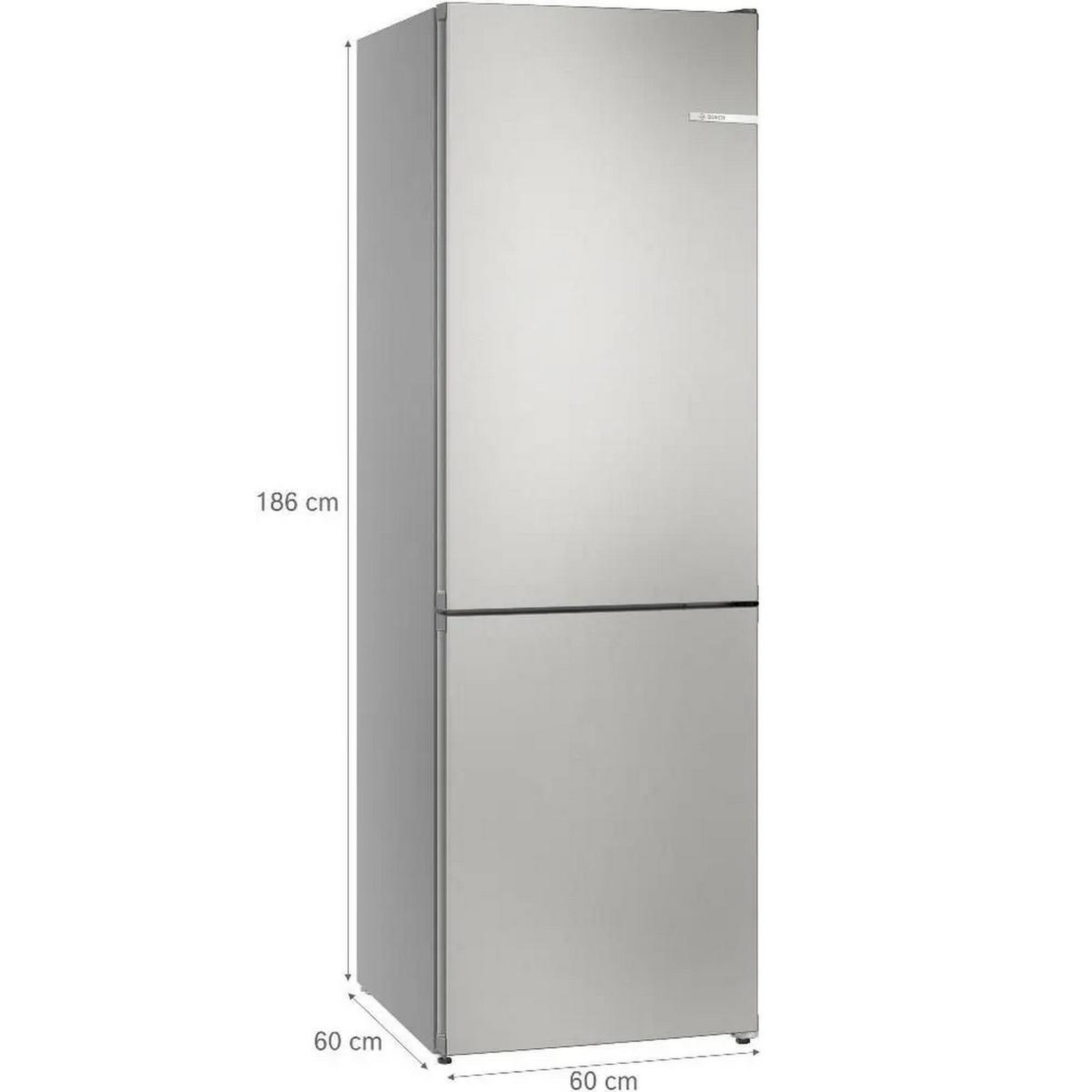 Voir la diapositive 3 : BOSCH Réfrigérateur combiné 60cm 321l nofrost inox - KGN362I1F