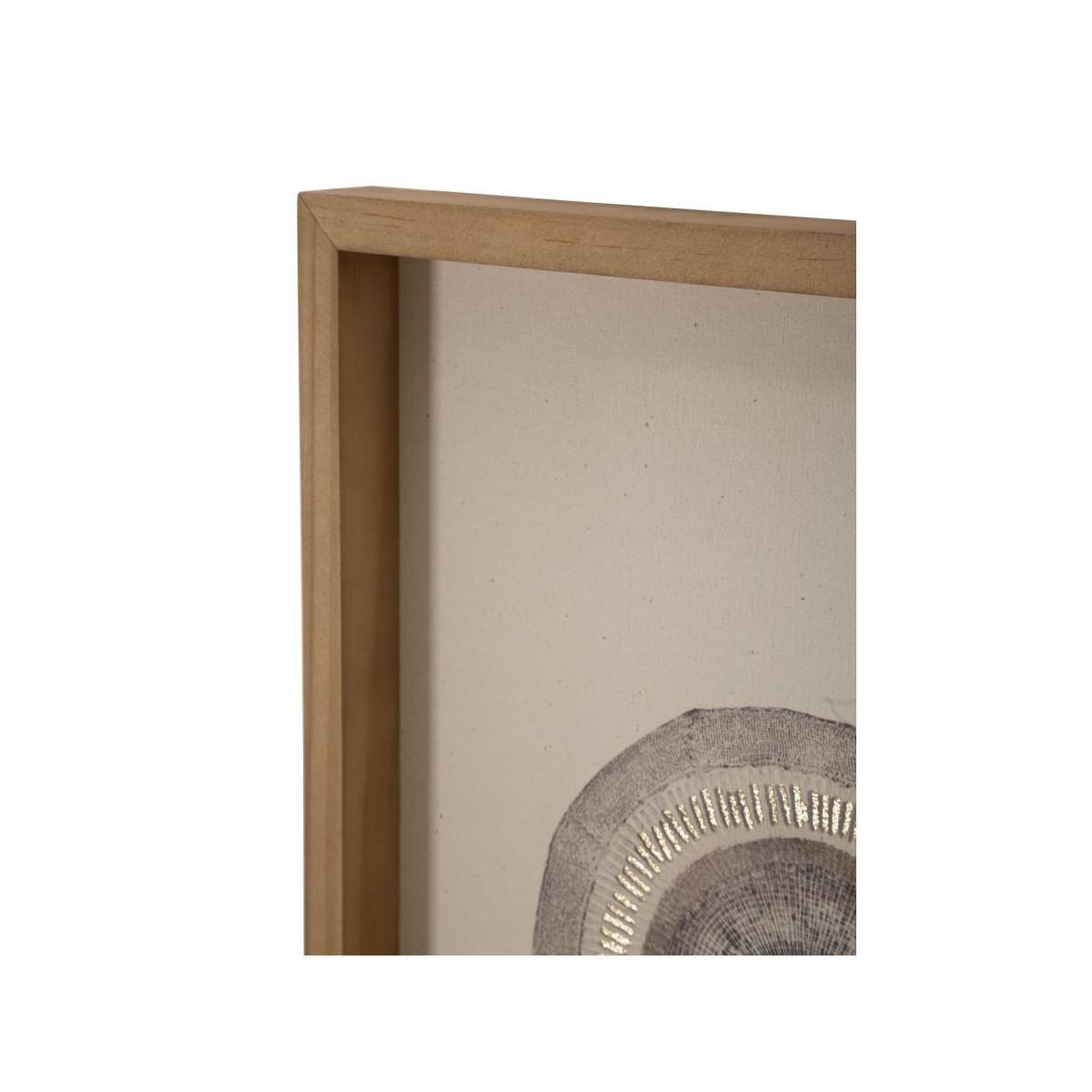 Voir la diapositive 5 : Paris Prix Tableau imprimé déco  circly  45x60cm marron