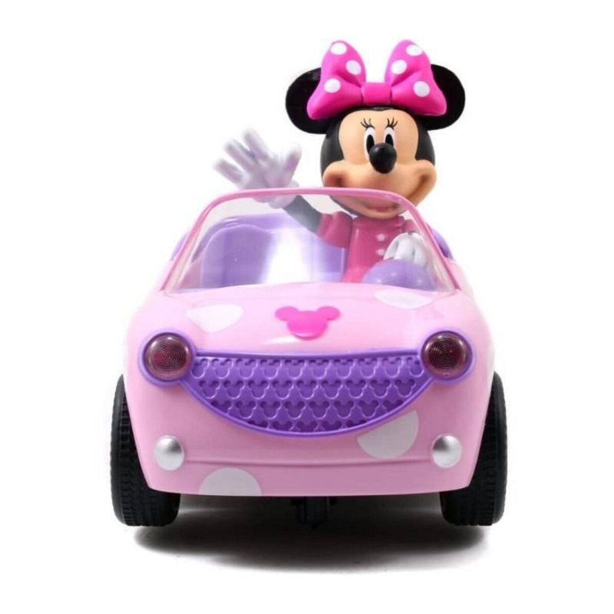 SIMBA.DICKIE.GROUP Cars - Voiture radiocommandée Majorette - Minnie - 1 figurine Minnie incluse - Pile non incluses