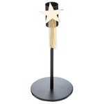 FEERIC LIGHT & CHRISTMAS Photophore chandelier de Noël design métal Etoile - Noir