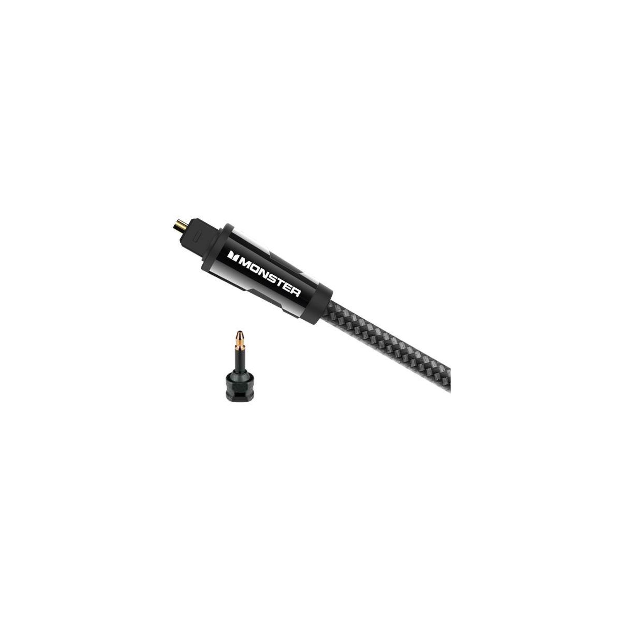 Voir la diapositive 2 : Monster Cable CABLE AUDIO FIBRE OPTIQUE 3M