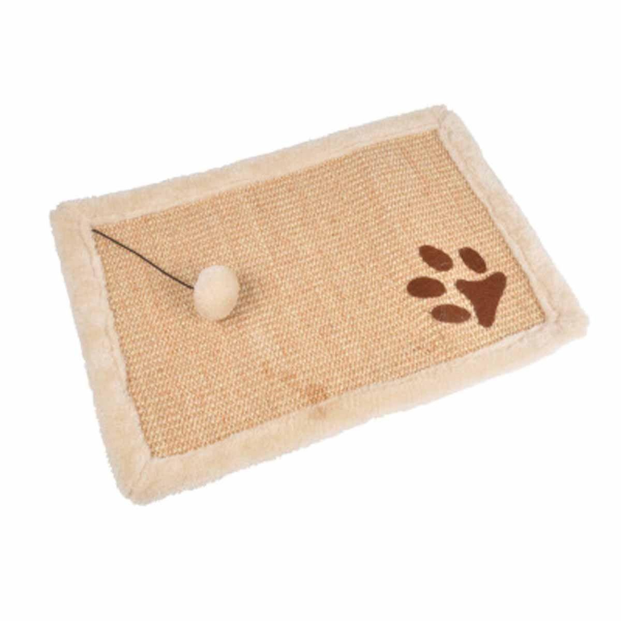 LOVE STORY Griffoir avec jouet pour chat  tapis  48cm naturel