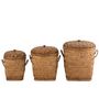 Voir la diapositive 3 : Paris Prix Lot de 3 Paniers de Rangement  Lida  45cm Beige