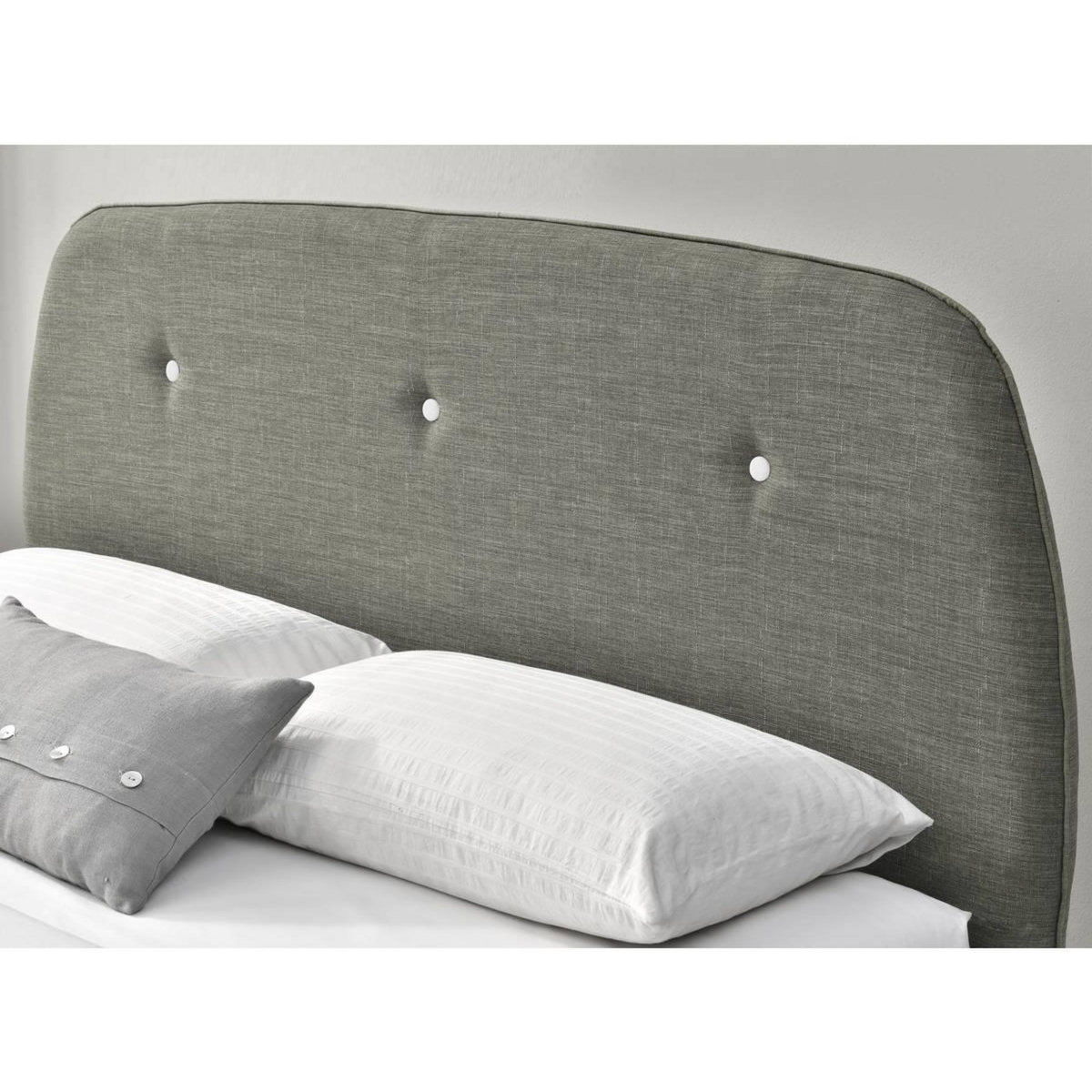 Habitat et Jardin Lit  Nancy  - 180 x 200 cm - Gris
