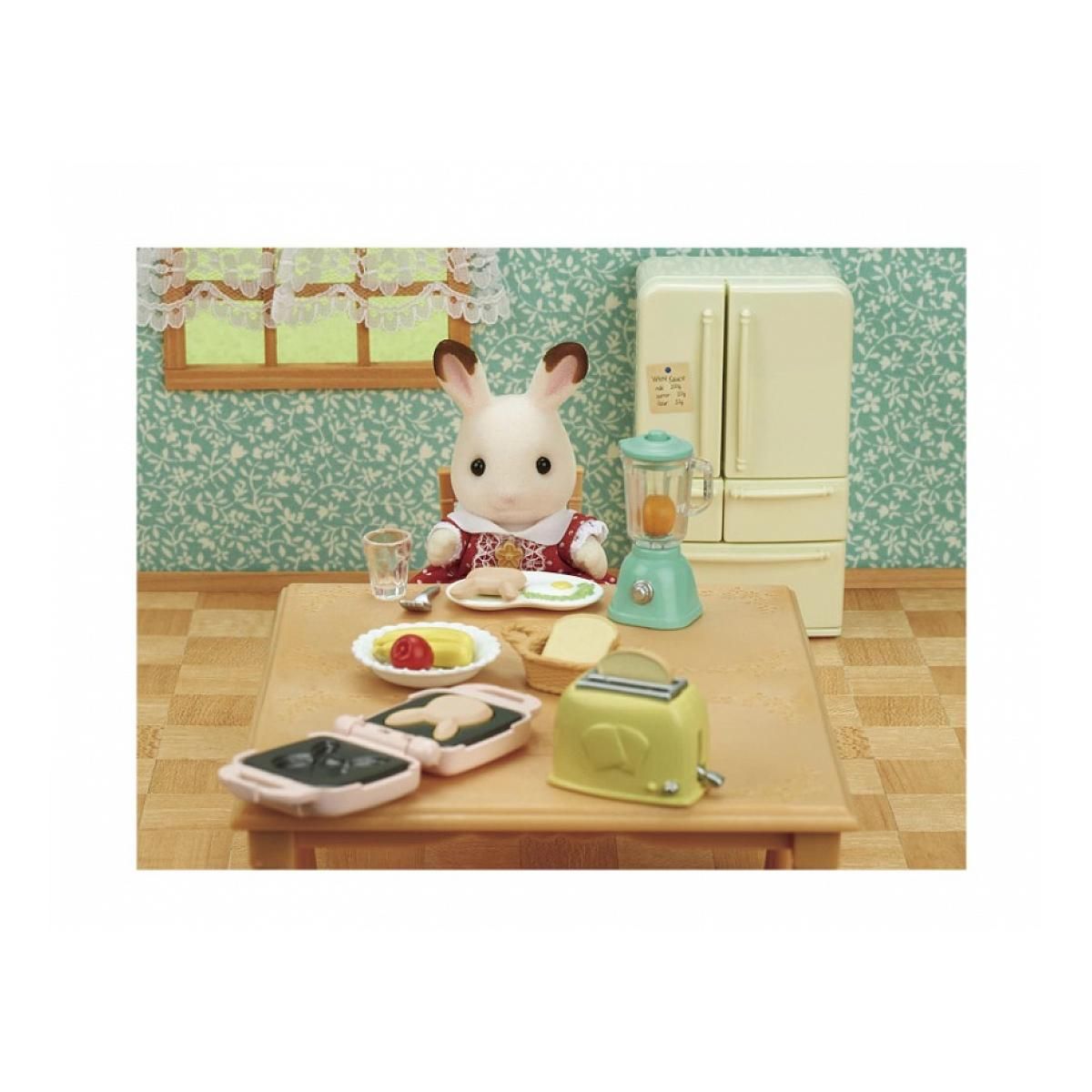 Sylvanian Families Set de Petit-Déjeuner Sylvanian Families - Repas Matinal pour Vos Petits Personnages