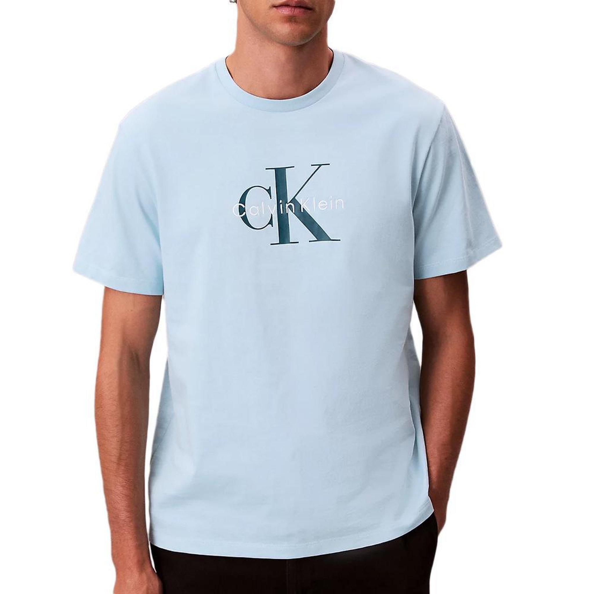 CALVIN KLEIN JEANS T-Shirt Bleu Homme Calvin Klein Jeans Hero. Coloris disponibles : Bleu