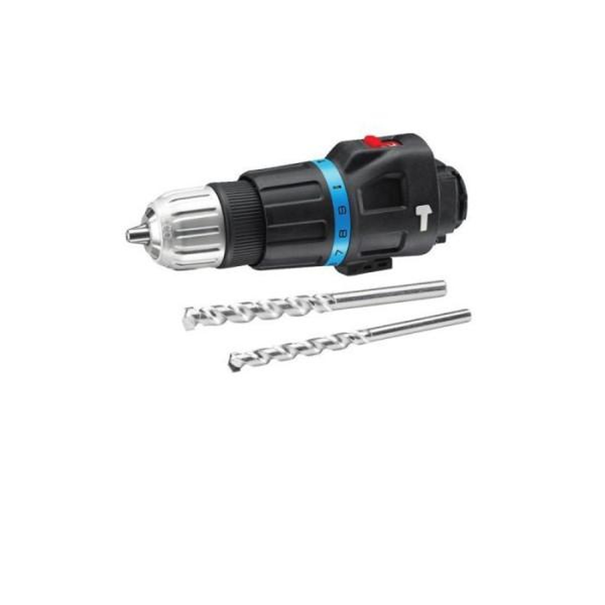 Black et Decker Tete de perceuse a percussion Multievo BLACK+DECKER - 11 positions (Livrée avec 2 forets) - MTHD5-XJ
