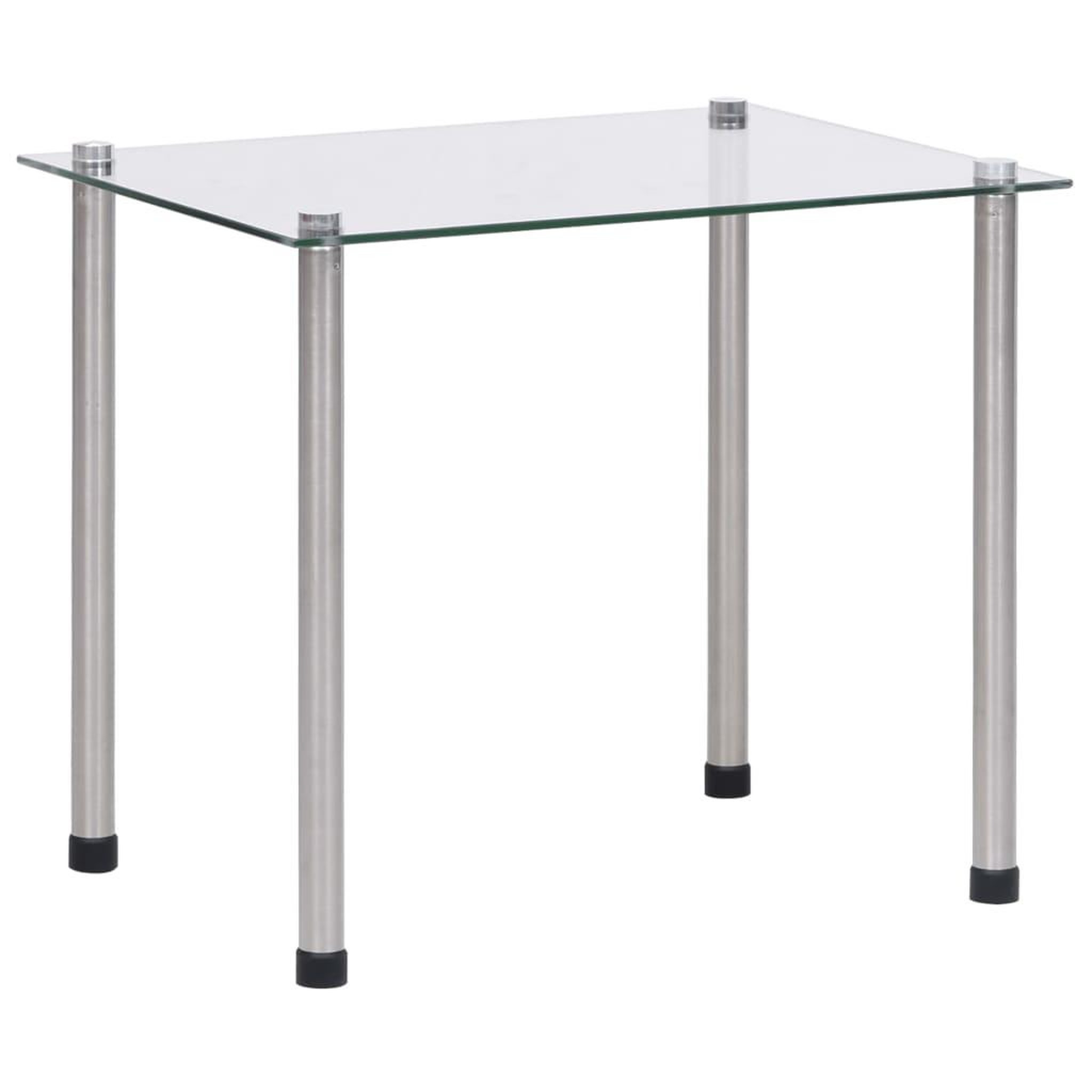 Voir la diapositive 3 : VIDAXL Tables gigognes 3 pcs Transparent Verre trempe