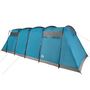 Voir la diapositive 5 : VIDAXL Tente familiale tunnel 10 personnes bleu impermeable