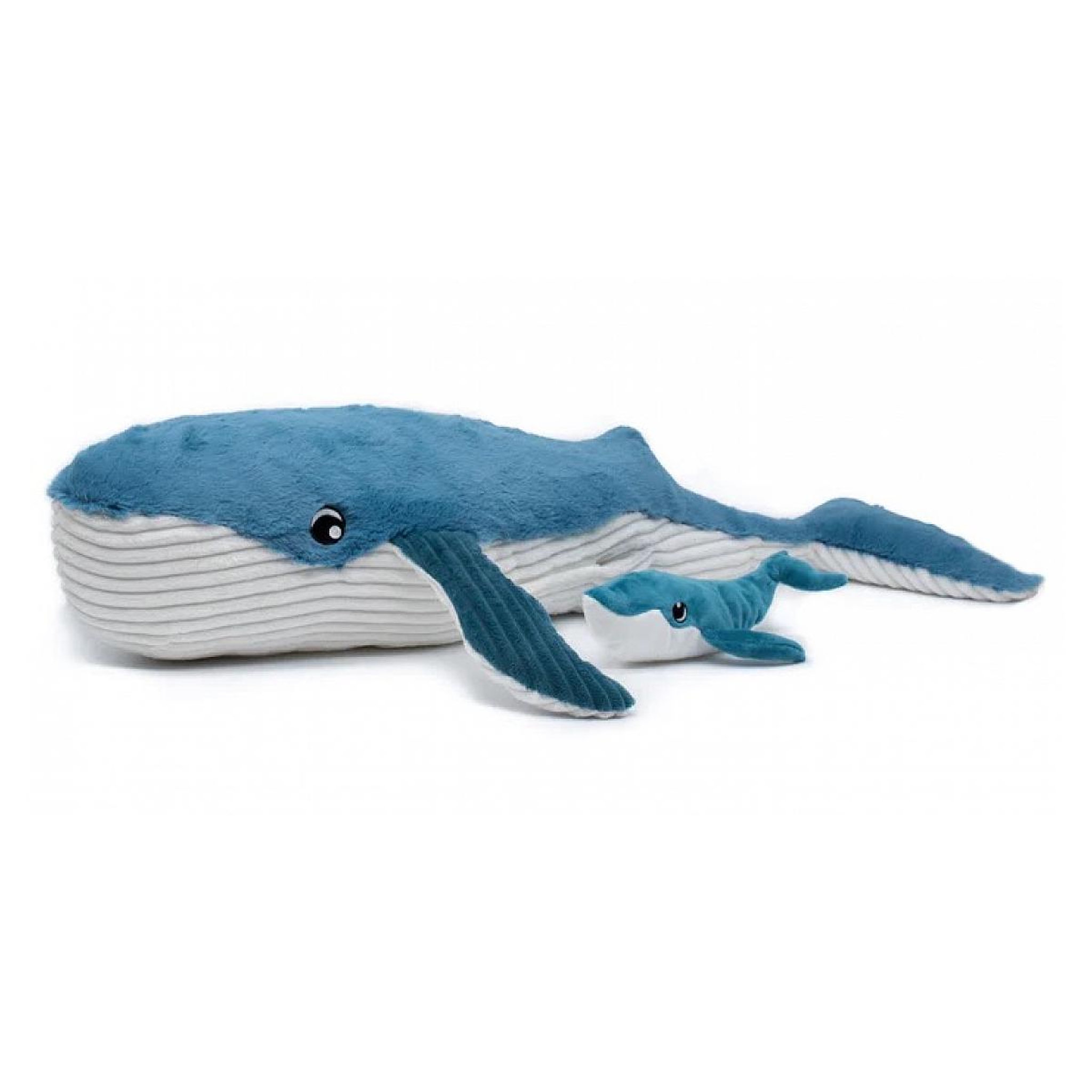 Voir la diapositive 2 : Globe Trotoys ptipotos baleine maman et bebe bleu