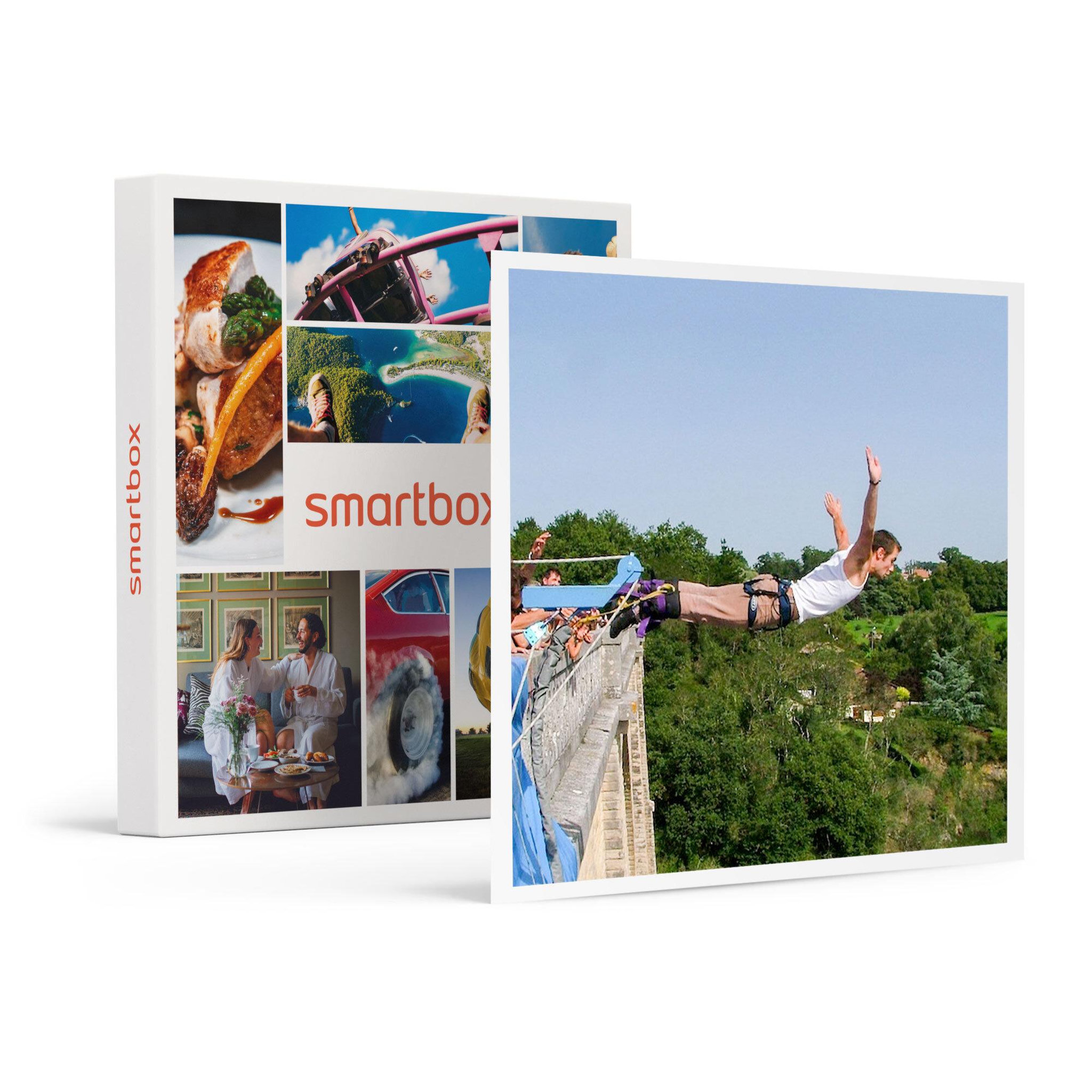 Voir la diapositive 1 : Smartbox Saut à l'élastique depuis le viaduc Le Blanc près de Châteauroux pour 2 personnes - Coffret Cadeau Sport & Aventure