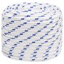Voir la diapositive 2 : VIDAXL Corde de bateau Blanc 16 mm 25 m Polypropylene