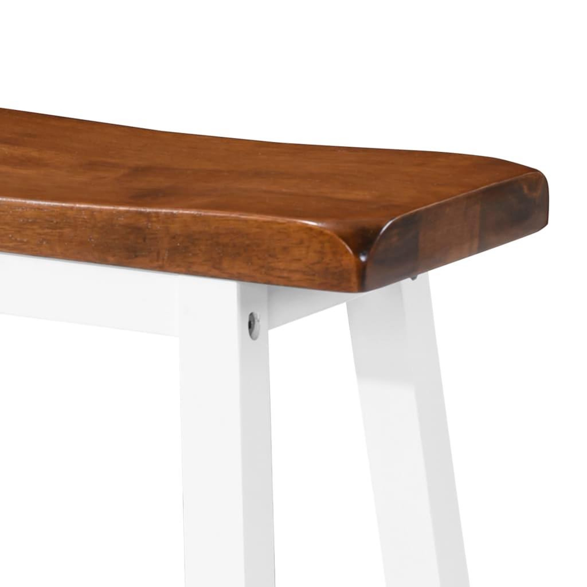 Voir la diapositive 4 : VIDAXL Tabourets de bar lot de 2 bois massif