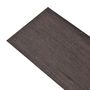 Voir la diapositive 3 : VIDAXL Planches de plancher PVC autoadhesif 2,51 m^2 2 mm Marron fonce