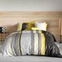 Voir la diapositive 1 : ATELIER DU COTON Parure housse de couette 100% coton 57fils, lumi