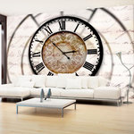 Paris Prix Papier Peint  Clock Movement. Coloris disponibles : Multicolore