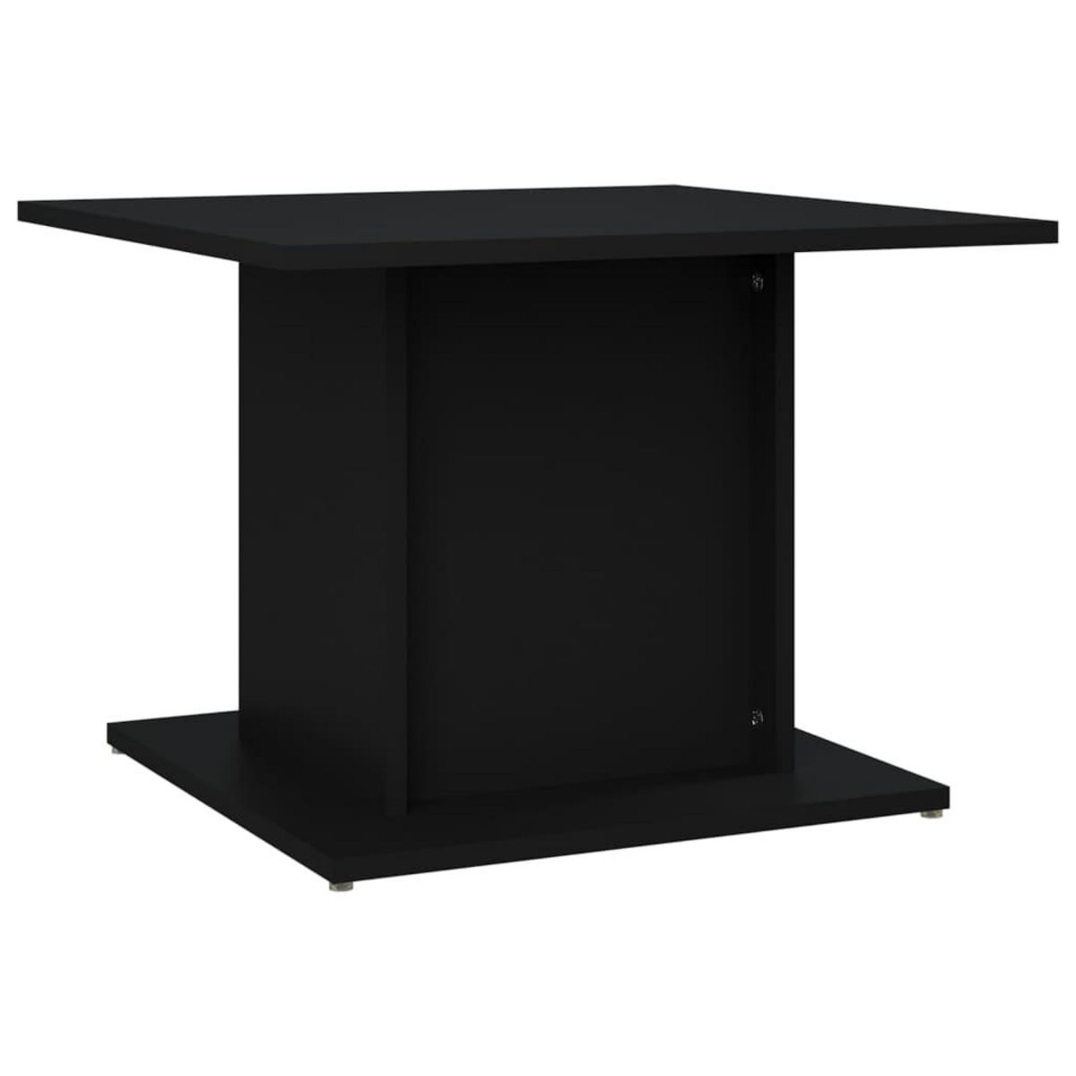 VIDAXL Table basse noir 55,5x55,5x40 cm bois d'ingenierie