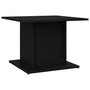Voir la diapositive 2 : VIDAXL Table basse noir 55,5x55,5x40 cm bois d'ingenierie
