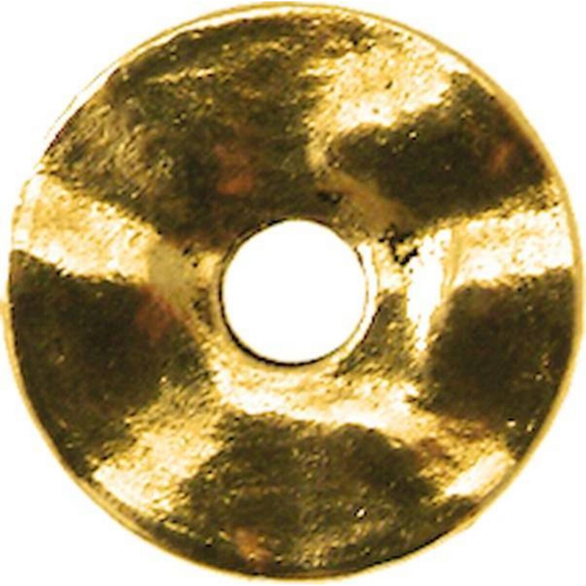MegaCrea Anneau donut métal 18 mm Doré (lot de 10)