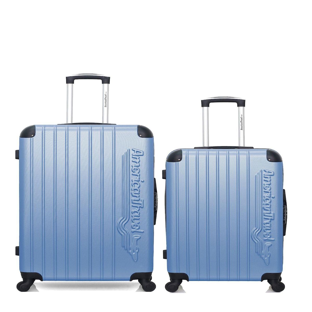 AMERICAN TRAVEL AMERICAN TRAVEL - Lot de 2 - Valises grand format et weekend BUDAPEST