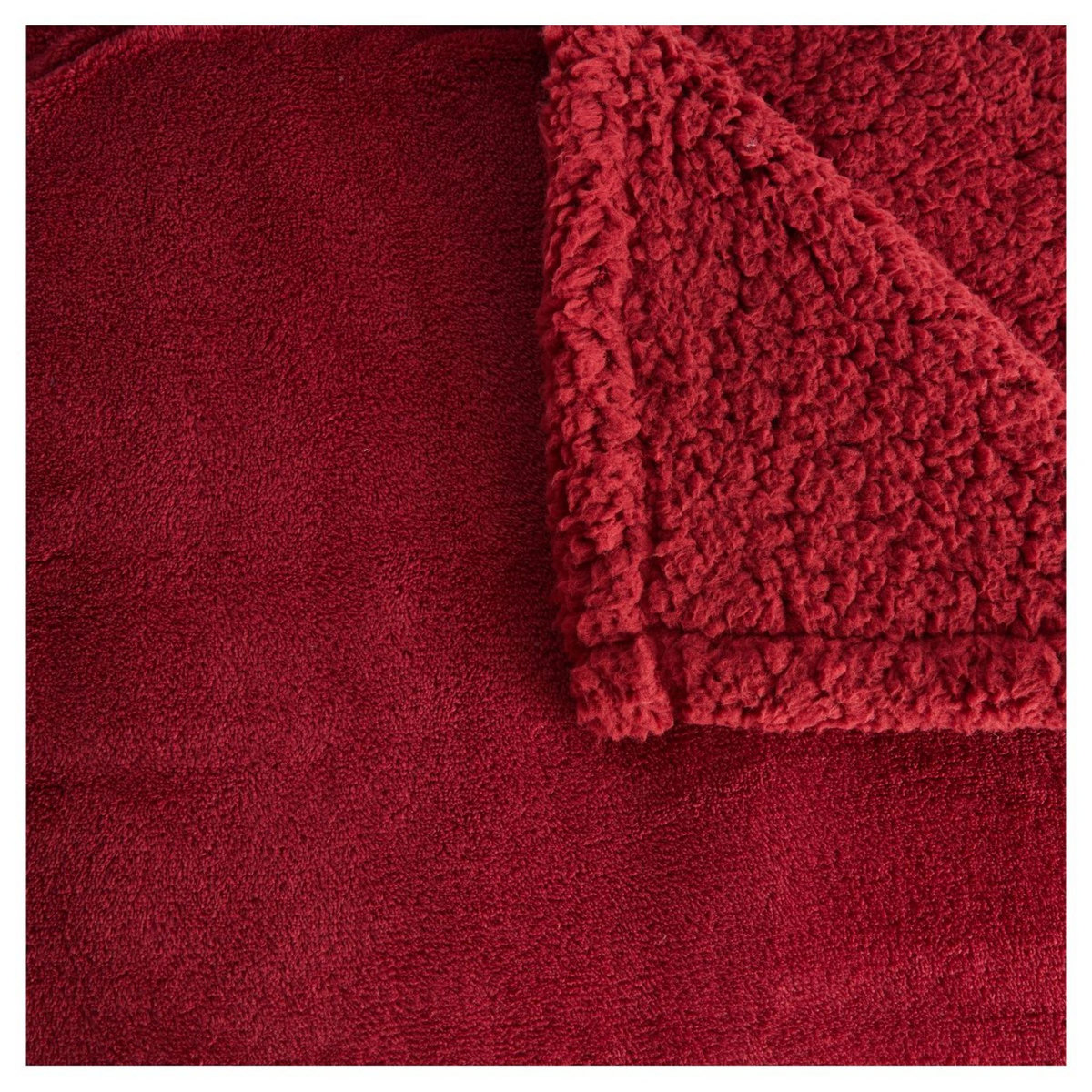 ACTUEL Plaid sherpa uni en polyester 220gsm