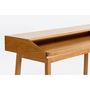Voir la diapositive 6 : Paris Prix Bureau Design avec Plateau Coulissant  St James  116cm Chêne