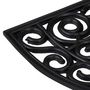 Voir la diapositive 4 : VIDAXL Tapis de porte demi-rond 45x75 cm caoutchouc
