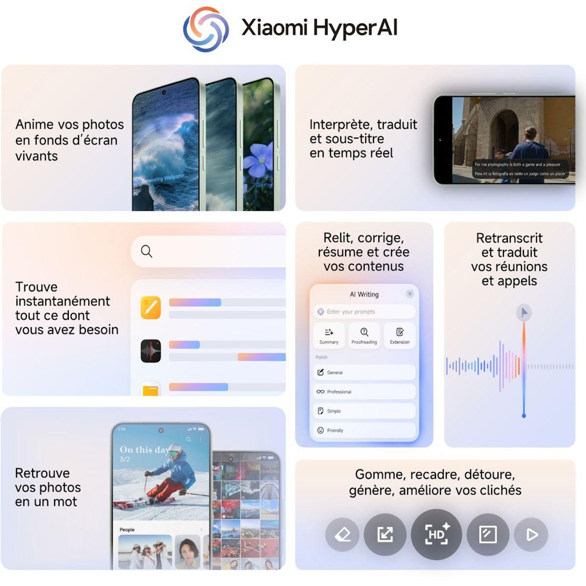 XIAOMI Smartphone 15T Pro conçu avec Leica 512Go Noir