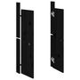Voir la diapositive 4 : VIDAXL Portes de cuisine d extérieur 2 pcs noir bois de pin massif
