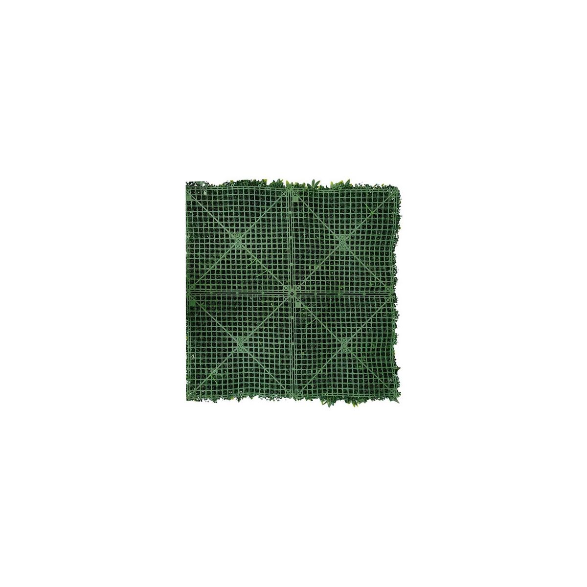 Mur végétal artificiel - Modèle fleur blanche - Dimensions : 100 x 100 cm