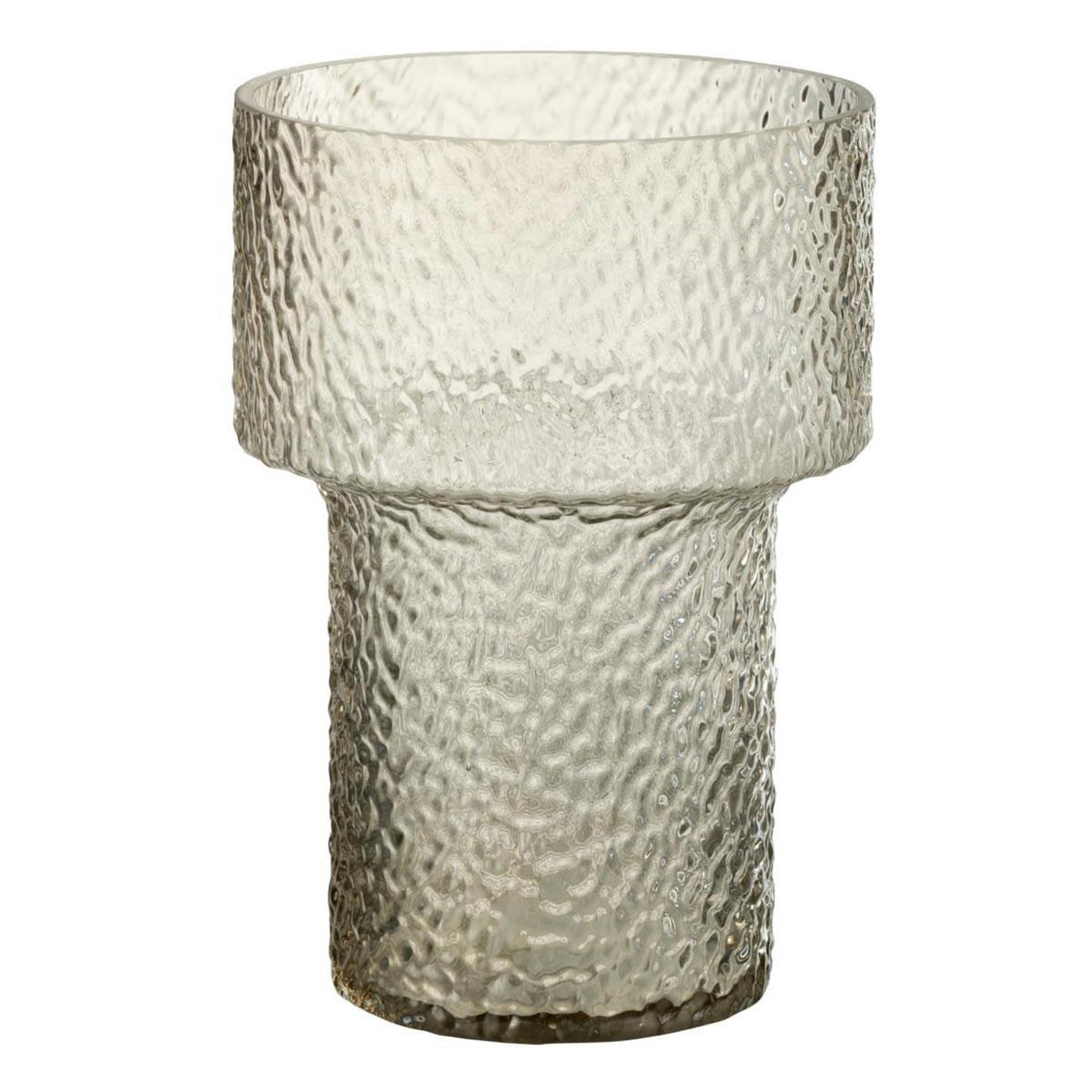 J-LINE Vase design en verre  betty  30cm transparent