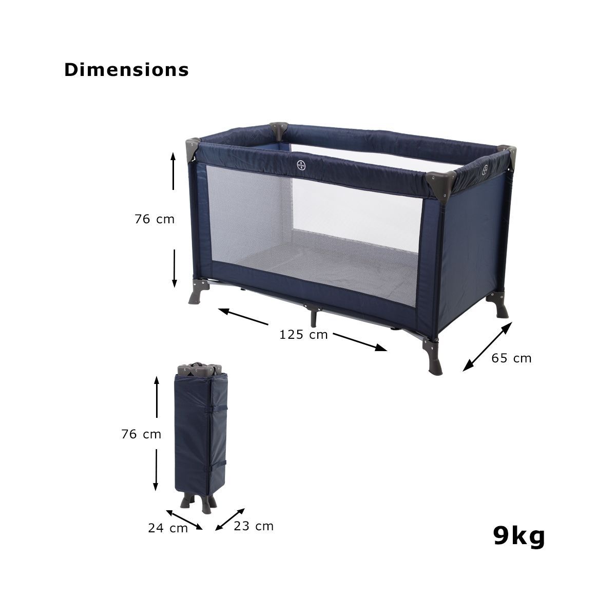 NANIA Lit parapluie SODA 2 hauteurs 