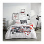 Voir la diapositive 1 : Today Parure de lit - TODAY - JAVA - 2 personnes - 240x220 cm - Coton - Imprimé Manga - Blanc