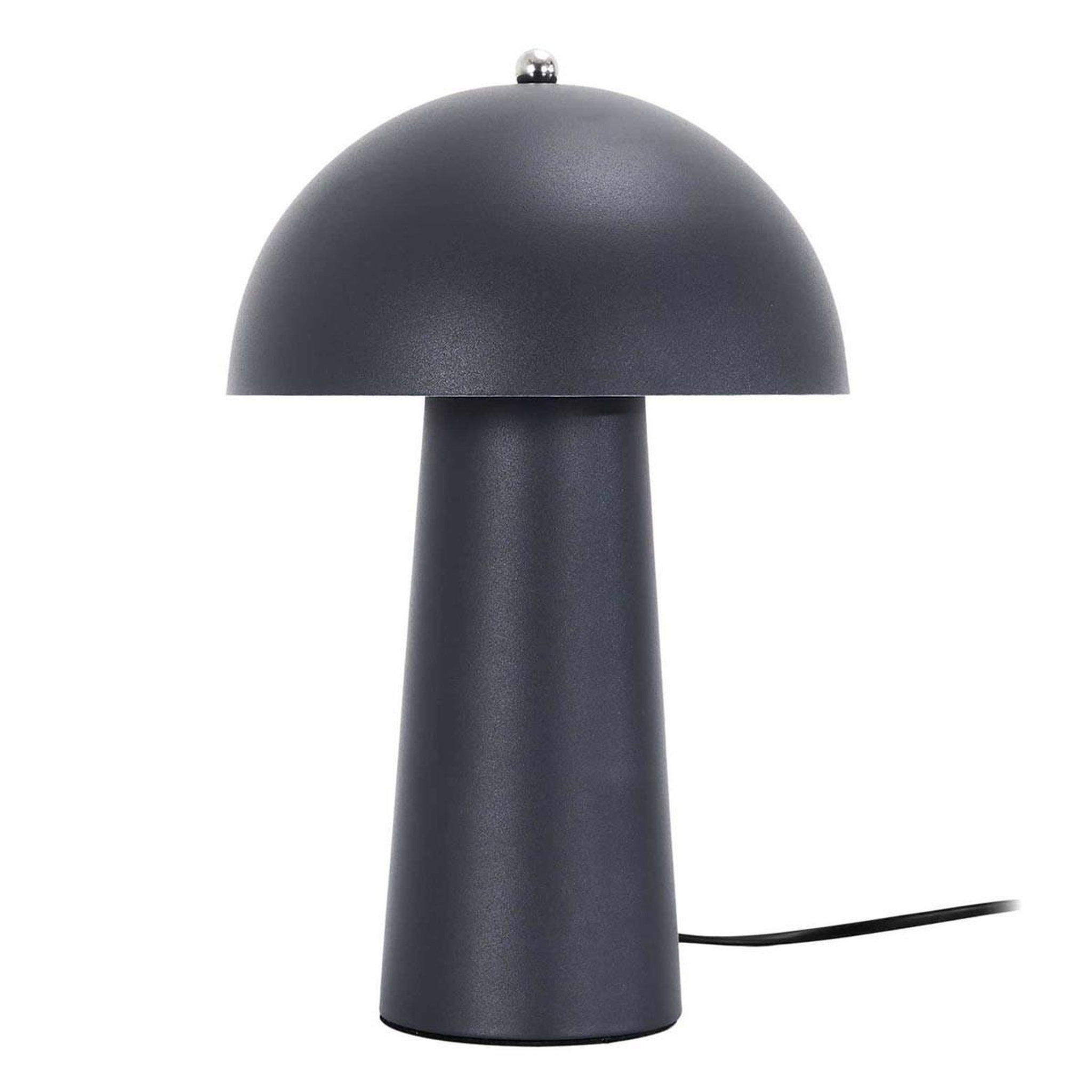 The Home Deco Factory Lampe à poser champignon  vickie  32cm gris perle