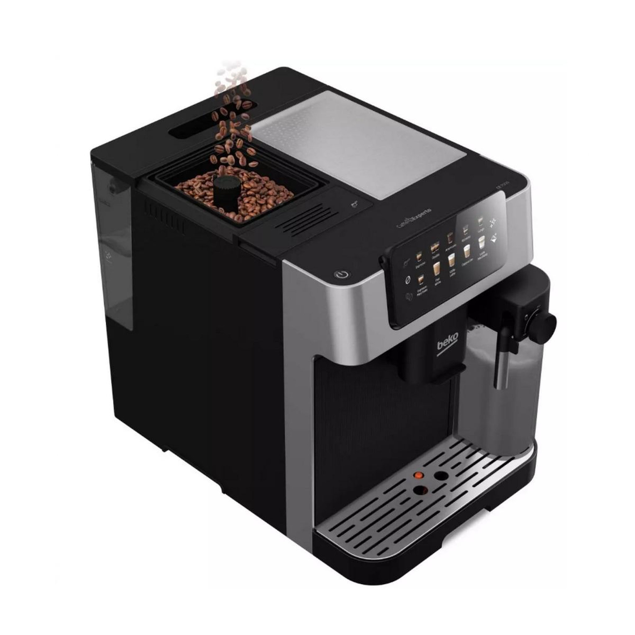 Voir la diapositive 4 : Beko Robot café 19 bars noir - ceg7304x
