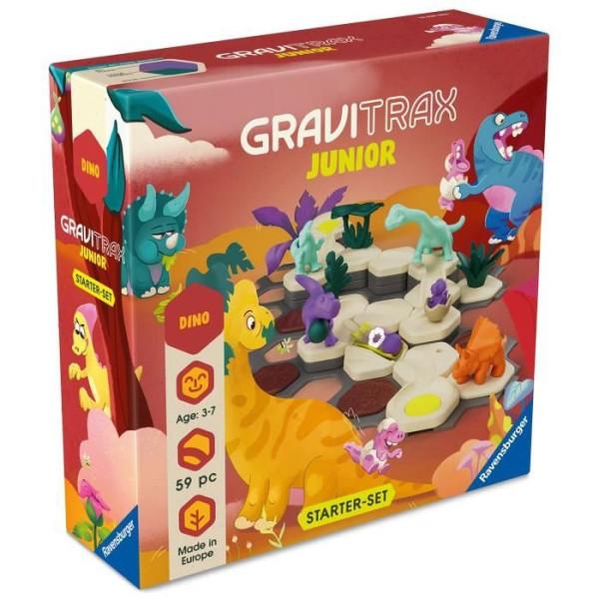 Voir la diapositive 2 : RAVENSBURGER GraviTrax JUNIOR Starter Set Little Dino
