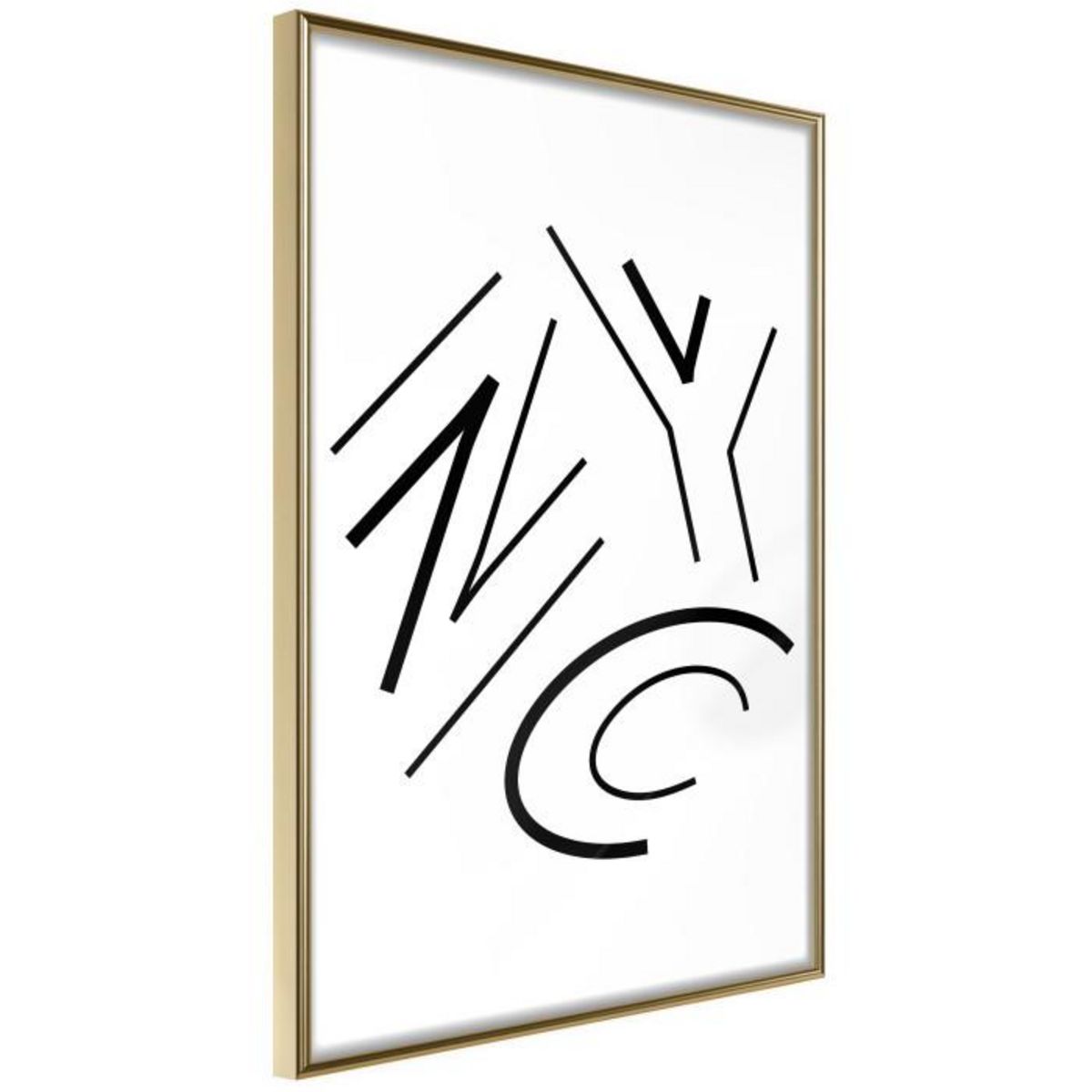 Paris Prix Affiche Murale Encadrée  Three Letters