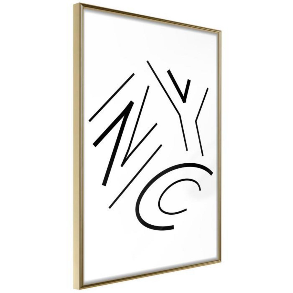 Paris Prix Affiche Murale Encadrée  Three Letters