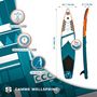 Voir la diapositive 2 : SIMPLE PADDLE Paddle Gonflable RACE 12' 30'' 6  (340 x 76 x 15 cm) avec Pagaie, Leash, Pompe et Sac de Transport
