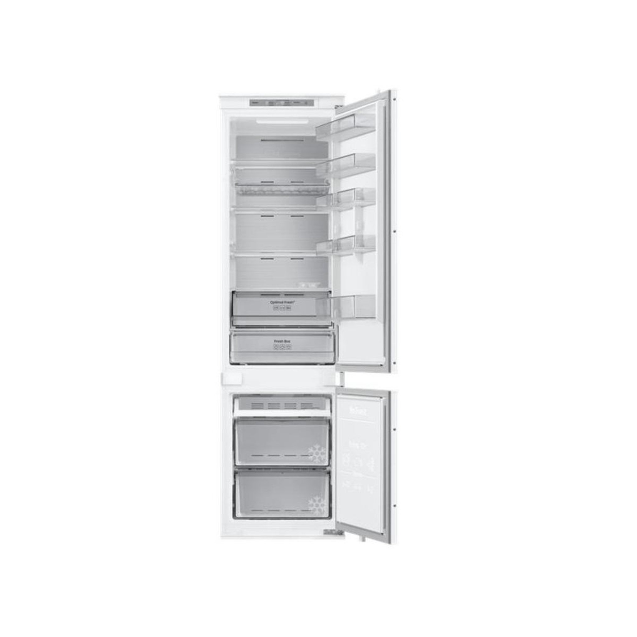 Voir la diapositive 3 : Samsung Réfrigérateur combiné intégrable à glissières 298l - brb80f30aes0